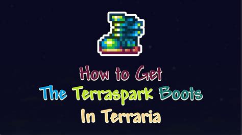 How To Get Terraspark Boots Terraria Tips And Guide Youtube