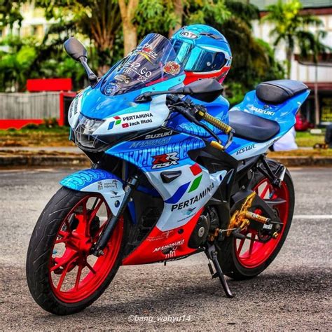 Jual Decal Stiker Gsx R150 Livery Mandalika Indonesia Decal Gsx