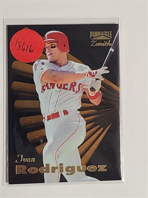 Zenith Ivan Rodriguez Texas Rangers Hof Ebay