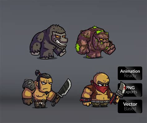 Monster RPG Character Pack 1 | Game Art Partners