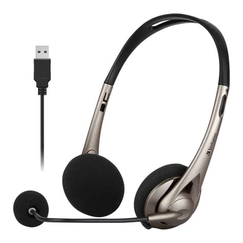 USB Headset with Boom Mic | Verbatim