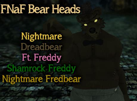 Second Life Marketplace - FNaF Bear Heads