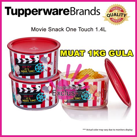 Tupperware Brands Movie Snack One Touch Freshness Snacks Longer Air