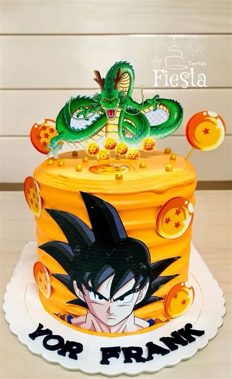 Goku Pastel En Crema Dragon Ball Cake En Pasteles De Goku