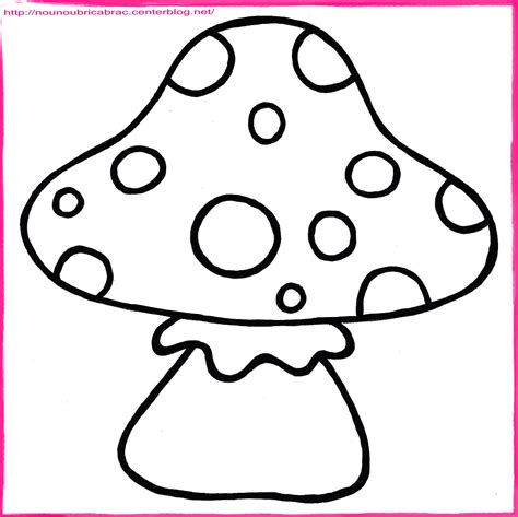 Coloriages Nature Coloriage Coloriage Automne Champignon Dessin