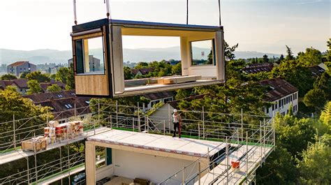 Modulares Bauen Mit Holz Modulbau Holzmodulbau Holzbau