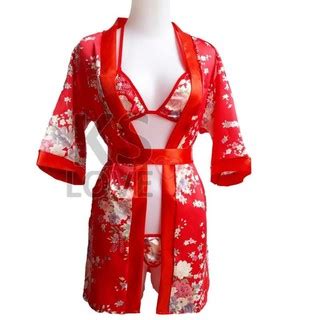 Jual Maiko Sexy Lingerie Costume Japanese Geisha Oriental Kimono Bra Set Cosplay Indonesia