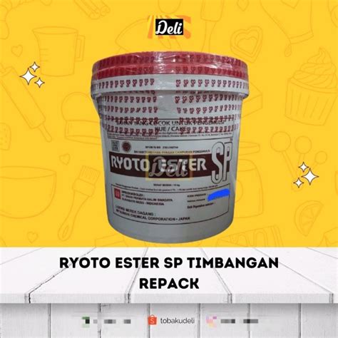 Jual Ryoto Ester SP Pengemulsi Kue Timbangan Repack 100gr 250gr