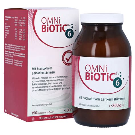 Erfahrungen zu OMNI BiOTiC 6 Pulver 300 Gramm - medpex Versandapotheke