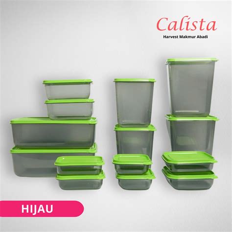 Jual Calista Food Kontainer Set Otaru Isi Wadah Sayur Wadah