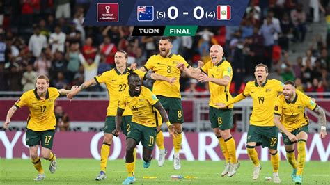 En Penales Australia Derrot A Per Y Se Pudo Clasificar Al Mundial De