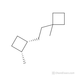 1 Methyl 1 2 1R 2R 2 Methylcyclobutyl Ethyl Cyclobutane Structure