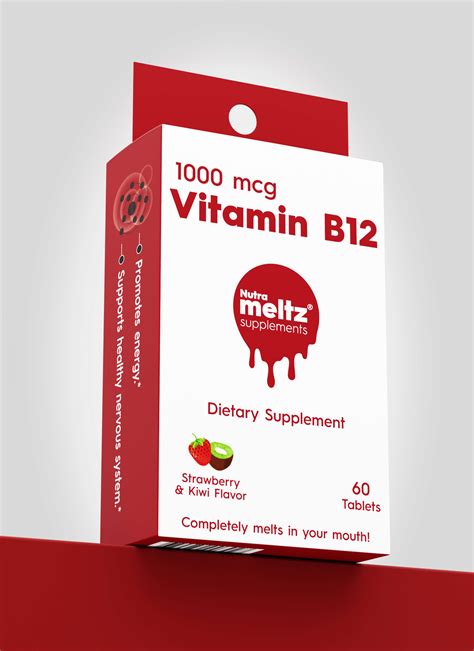 Vitamin B12 1000mcg Methylcobalamin 60 Quick Dissolving Tablets