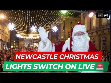 Newcastle Christmas Light Switch On Live Youtube