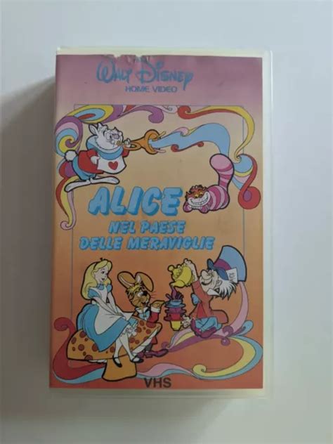 Alice Nel Paese Delle Meraviglie Vhs Walt Disney Cod Ex Nolo