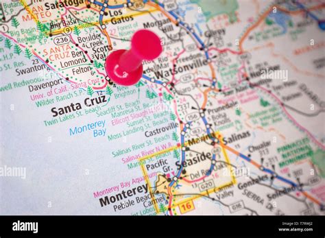 Mapa De Santa Cruz California