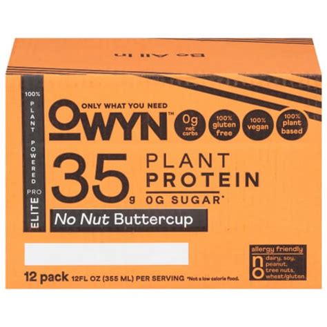 OWYN Elite No Butter Cup Protein Shake 12 Ct 12 Fl Oz Kroger