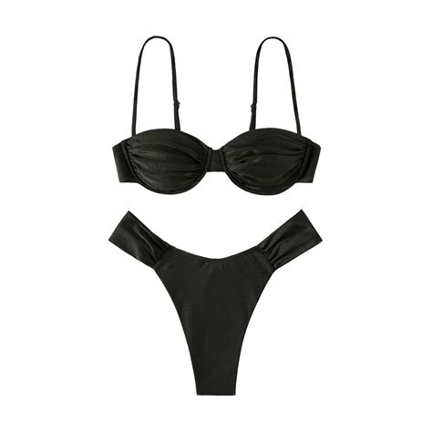 Odeerbi Two Piece Swimsuit For Women New Erogenous Split Bikini