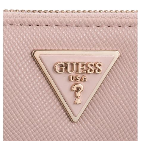 Portfel Guess Laurel Slg Large Zip Around Light Rose Swzg W