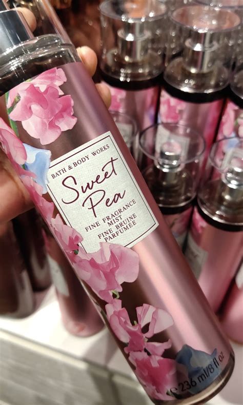 Bbw Body Mist Sweet Pea Beauty Personal Care Fragrance Deodorants