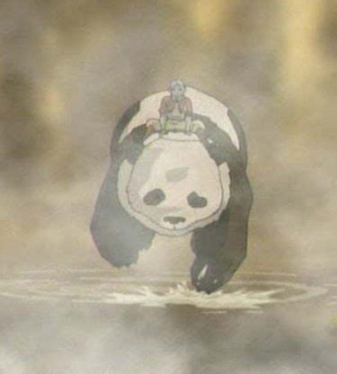 Aang riding Hei Bai in panda form | Avatar the last airbender, Avatar ...