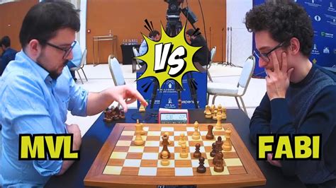 Maxime Vachier Lagrave Vs Fabiano Caruana World Blitz Chess 2023