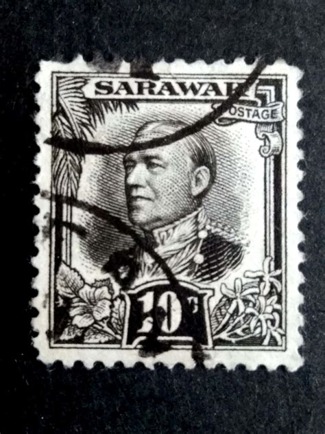 Sarawak Malaya Sir Charles Vyner Brooke C V Used Stamp