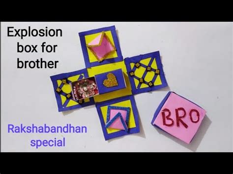 Explosion Box For Raksha Bandhan Gift Box For Brother Explosion Box