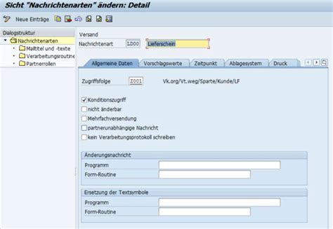 Nachrichtenarten In Der Sap Nachrichtensteuerung