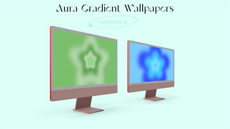 14 Aura Gradient Wallpapers for Desktop and Macos Edition 2 - Etsy