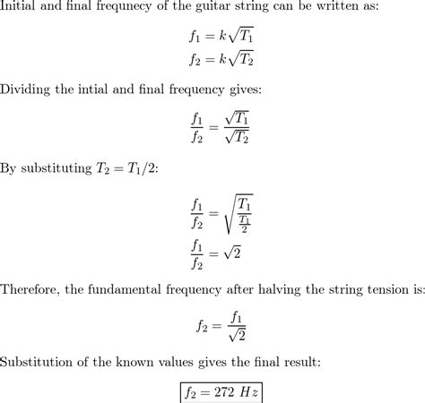 The fundamental frequency of a guitar string is 384 Hz. What | Quizlet