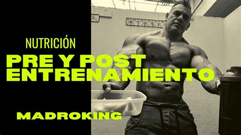 NutriciÓn Pre Y Post Entrenamiento Youtube