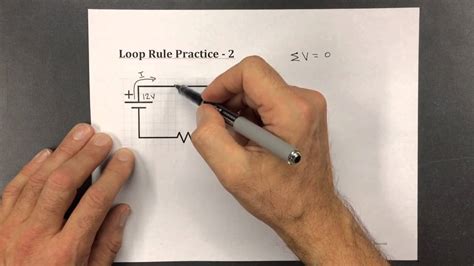 Kirchhoffs Loop Rule Practice 2 Youtube