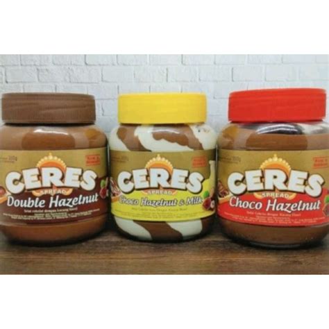 Jual Selai Ceres Choco Hazelnut Milk Double Hazelnut 350gr Expired