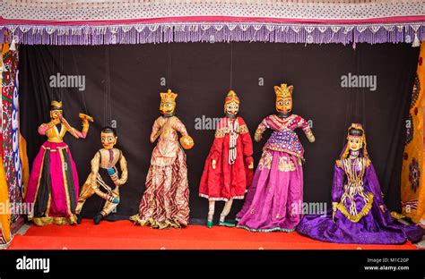 Rajasthani Puppet Dolls At Nahargarh Fort Jaipur Puppet Show In