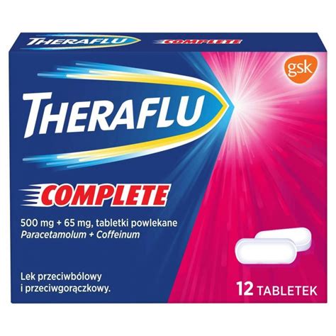 Theraflu Complete 500 Mg 65 Mg X 12 Tabl Cena Apteka Internetowa