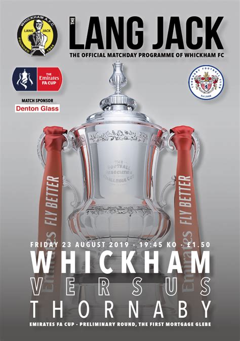 Match Preview Whickham Vs Thornaby Fa Cup Whickham Football Club