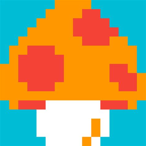 Pixilart Super Mario Power Ups Mushroom By Tick The Bot