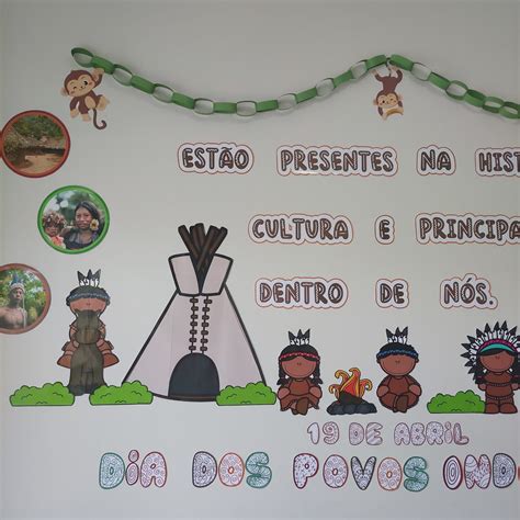 Painel Dia Do índio Para Imprimir