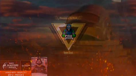 SOUL Match 5 DAY 2 BGMI MASTER SERIES LAN EVENT 2022 BGMI