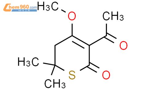 634182 17 5 2H THIOPYRAN 2 ONE 3 ACETYL 5 6 DIHYDRO 4 METHOXY 6 6