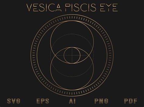 Vesica Piscis Eye Sacred Geometry Fibonacci Golden Ratio Etsy Uk