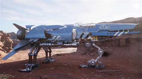 omkar chandanshive spaceship jet environment concept art