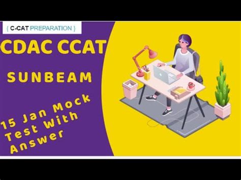 CDAC CCAT Practice Mock Test Section C 15 JAN 2021 With Answer