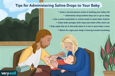 How to Correctly Put Saline Drops in an Infant's Nose