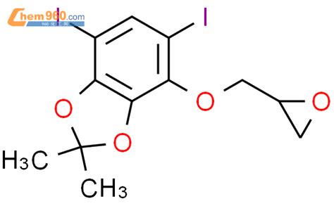 89084 92 4 1 3 Benzodioxole 5 7 Diiodo 2 2 Dimethyl 4 Oxiranylmethoxy