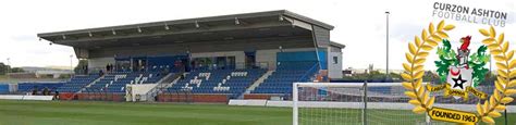 Tameside Stadium, home to Curzon Ashton, FC United of Manchester ...