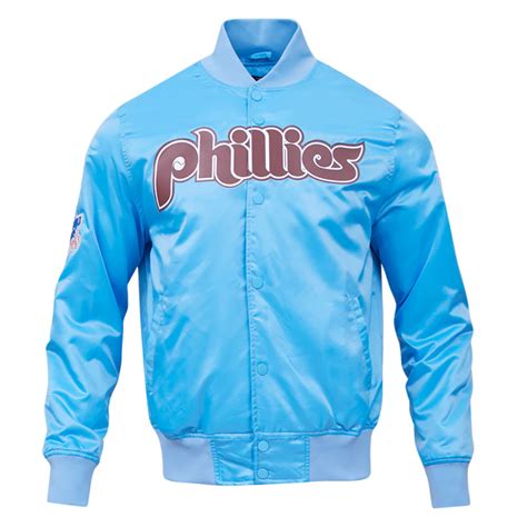 Philadelphia Phillies Retro Big Logo Satin Jacket Ij