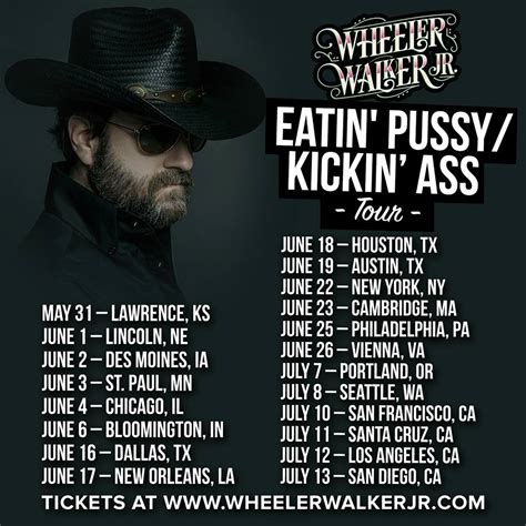 Wheeler Walker Jr Tour 2024 Liuka Prissie