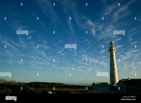 Kommetjie lighthouse, Cape Town, near Long Beach Stock Photo - Alamy